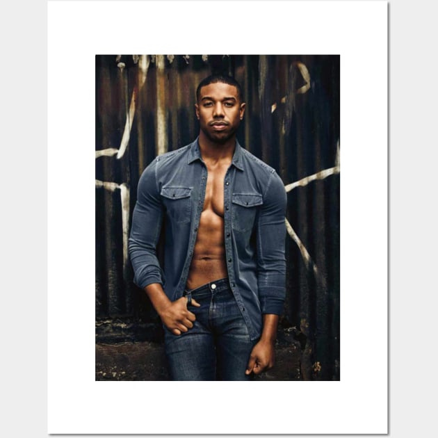 Wallpaper Michael B. Jordan Wall Art by janel2800us